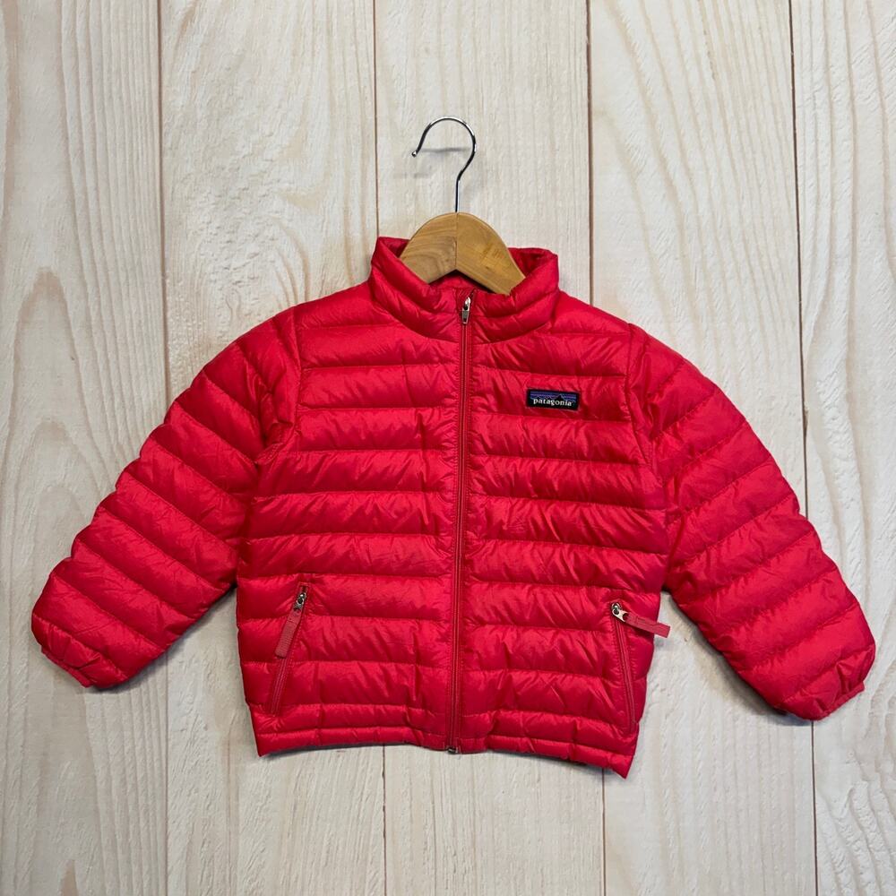 Patagonia Girls Toddler 4T Duck Down Insulated 600 Fill Puffer Jacket Pink